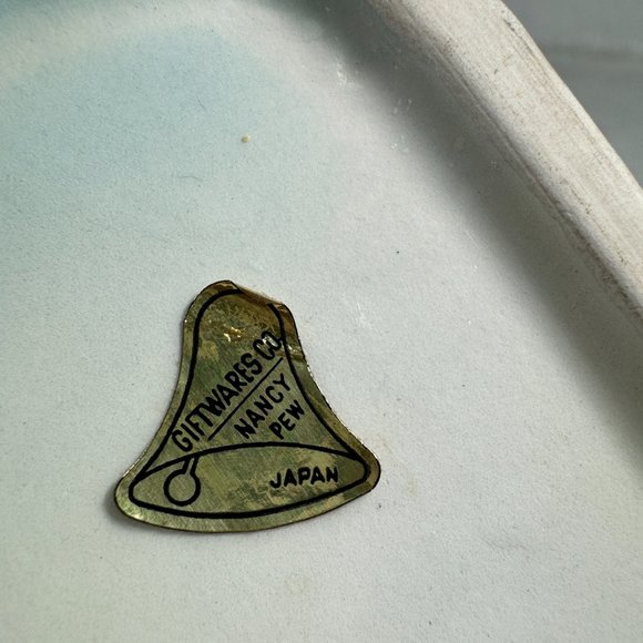 Vintage Nancy Pew Blue Baby Bootie Planter Ceramic Made in Japan Giftwares Co. - Picture 5 of 8